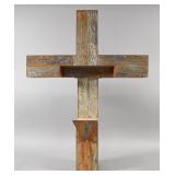 Keith Milow Mixed Media Sculpture Cross 03