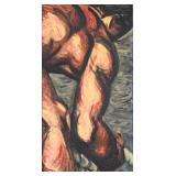 Philip Stein Abstract Figurative Study