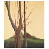 Robert Kipniss Oil on Canvas Rural Landscape