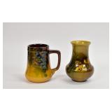 2 Rookwood Standard Glaze Vessels Steinle