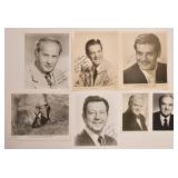 7 Signed Hollywood Actor Photos Incl James