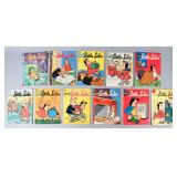 11 Dell Little Lulu Newsprint Comic Books
