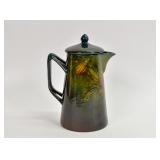 Rookwood Pottery Pine Cone Coffee Pot Wilcox