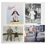 4 Signed Photos - Julie Andrews Doris Gene