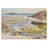 Sven Ohrvel Carlson Watercolor Coastal