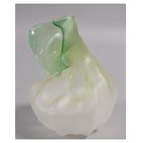 Nikolas Weinstein Frosted Art Glass Vase,