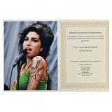 Amy Winehouse Signed Color Photo Live