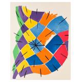 Man Ray Lithograph Vitrail, 1968