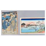 2 Japanese Woodblock Prints (Utagawa Toyokuni