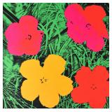 After Andy Warhol Serigraph Flowers Nouvelles