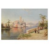 William Raymond Dommersen Oil Canvas Coastal