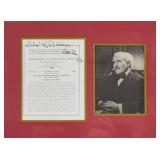 Arturo Toscanini Signed Concert Program