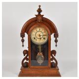 F. Kroeber Victorian Walnut Parisian Mantel