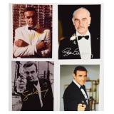 4 Signed Sean Connery James Bond 8x10 Photos