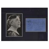Myra Hess Signed Letter Signed & Photo
