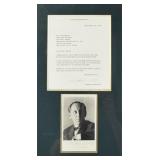 Vladimir Horowitz Typed Letter Signed Signed