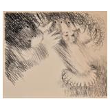 Arthur Boyd Etching Surreal Faces