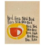 M. Stephen Screenprint Poster Bird