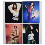 4 Signed Cher Photos w/ COA