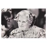 Robin Williams Signed Photo Mrs. Doubtfire