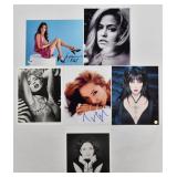 6 Hollywood Actresses Signed Photos Incl.