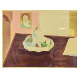 Milton Glaser Lithohgraph White Eggplants