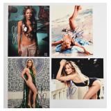 4 Jennifer Lopez Signed 8 x Color Photographs