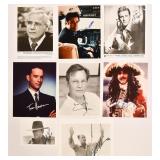 8 Signed Film Actor Photos including Marlon
