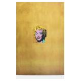 Andy Warhol Offset Lithograph Poster Gold