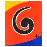 Alexander Calder Lithograph Sky Swirl