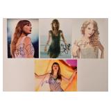 4 Taylor Swift Signed Color Photos Taylor