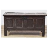 17th Century Joined Oak Coffer