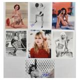 7 Signed Photos of Prominent Actresses