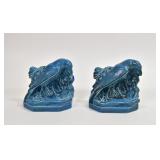 Pair Rookwood Raven Bookends William McDonald