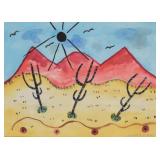 John G. Ernst Watercolor & Ink Southwestern
