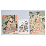 3 Japanese Woodblocks (Kochi-ro Kunisada