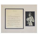 Lillian Gish Typed Letter Signed & Photo