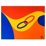 Alexander Calder Lithograph Friendship