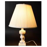 Neoclassical Style Carved Alabaster & Marble