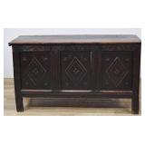 Jacobean Carved Oak Coffer