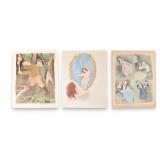 Raphael Soyer 3 Color Lithographs