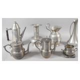 7 Italian Apiemme & Mark-Identified Pewter