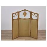 Louis XVI Style Giltwood & Mirrored Folding