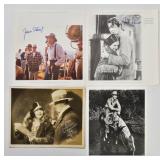 4 James Stewart & Monte Hale Signed Promo
