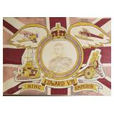 Textile Lithograph King Edward VIII