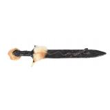 Indian Ethnographic Short Sword Zoomorphic