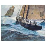 Thomas Hoyne Lithograph Off for the Banks