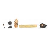 Group of 5 Desktop Accessories and Artifacts
