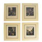 4 After William Hogarth Hand-Colored