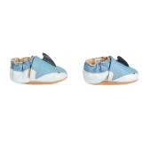 Pair of Leather Shark Baby Slippers